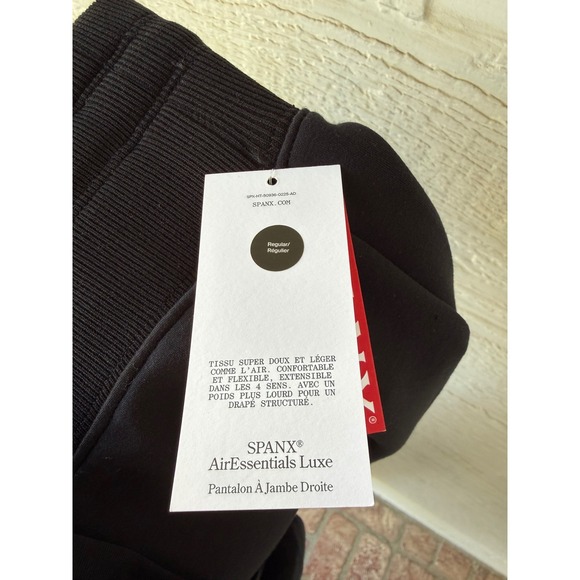 Spanx AirEssentials Luxe Straight Leg Pant Very Black Womens Size XL NWT - Picture 7 of 9
